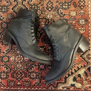 Jeffrey Campbell Women's Brown Zephyr Lace-up Boot